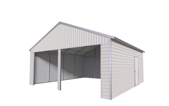 Heavy Duty 21FT×19FT Double Garage Metal Shed in Other in Brandon