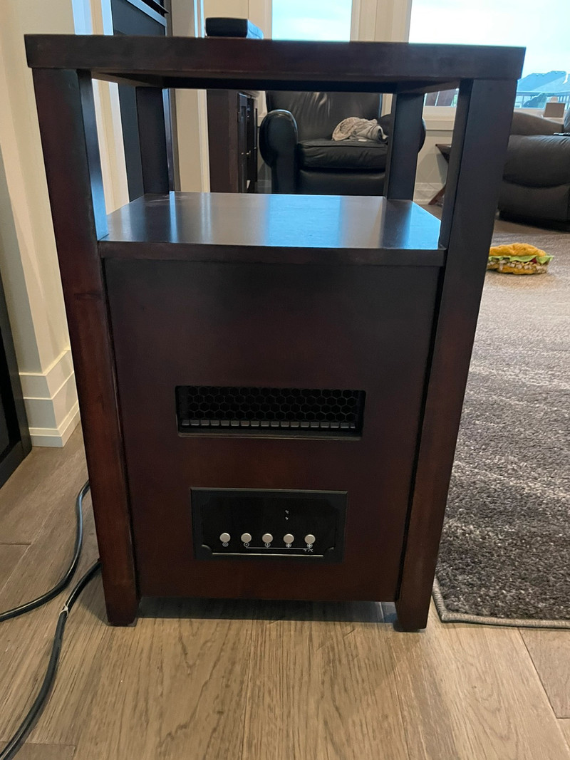 Muskoka Infared Electric Heater End Table Heaters, Humidifiers