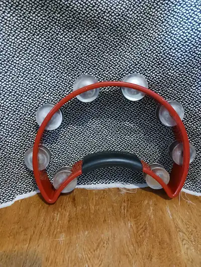 RhythmTech red tambourine, View more