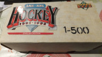 cartes de hockey Upper Deck 1991-1992   cartes 1 à 500 base set