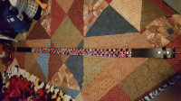 Brand New 1 1/2 Red and Black Checkerboard Studded Belt