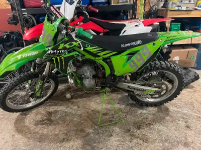 Selling kx 250 clean bike runs good looking for street legal bike instead