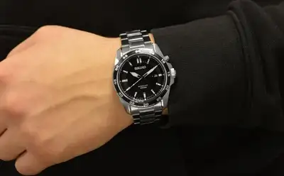 Seiko Kinetic Watch Japanese-Automatic Diving Watch james bond, View more