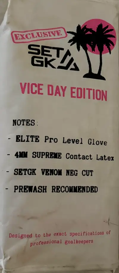 Set GK vice day edition elite pro level glove used, View more