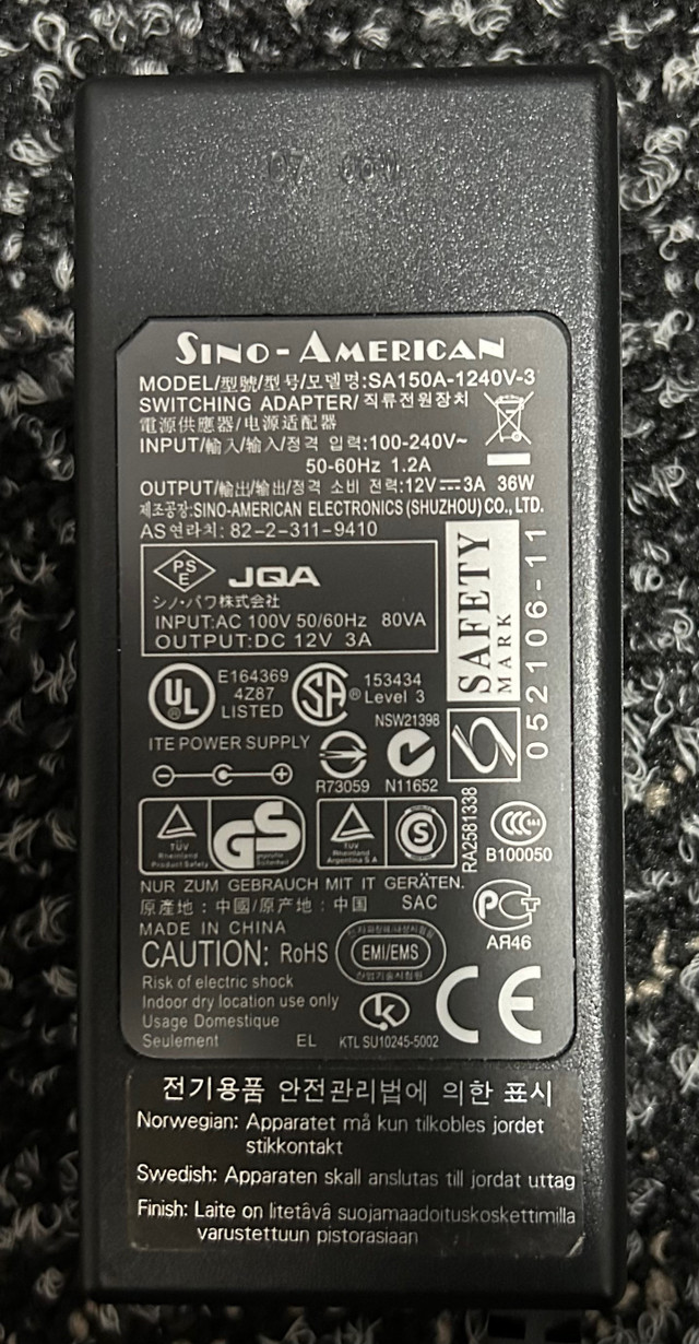 Power supply sino American  in General Electronics in City of Toronto