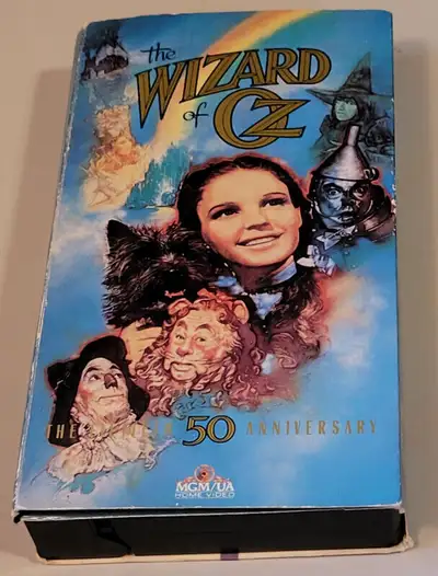 Vintage 1989 Wizard of Oz VHS The 50th Anniversary Edition