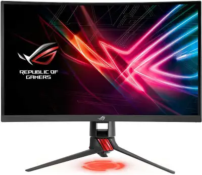 Selling a ASUS ROG Strix XG27VQ 27" FreeSync 144Hz Curved Gaming Monitor. It has a light scratch in...