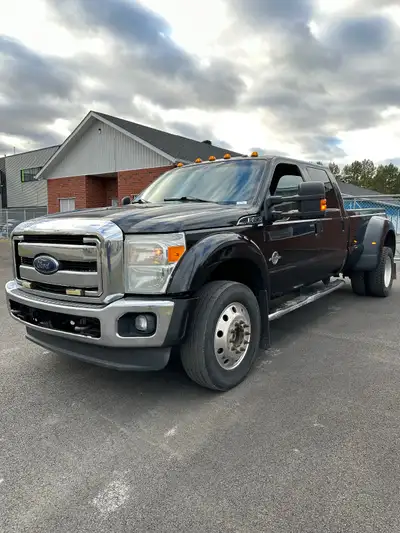 2015 ford f-450 pick up truck, 6.7 diesel engine, 4x4, 8ft dually box, gooseneck, air suspension, al...