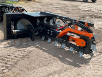 New Skid Steer Hydraulic Trencher - LooK!