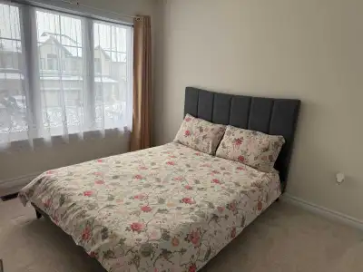 Room for rent in a new townhouse, Room is furnished with a queen size bed. Suitable for Couple as we...