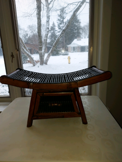 ANTIQUE Japanese style small wood cabinet with drawer, View more