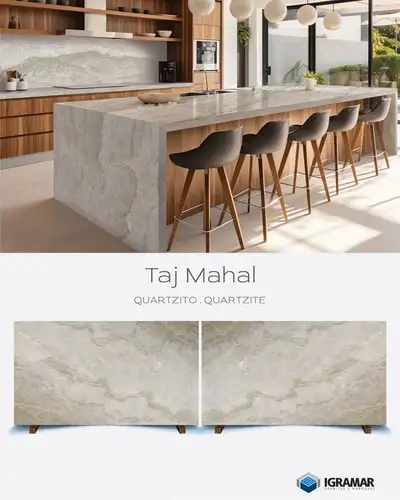 Calacatta-style quartz countertops, View more