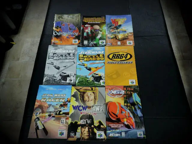 Game book Manuals (N64 gameboy super nintendo ) in Older Generation in Moncton - Image 3