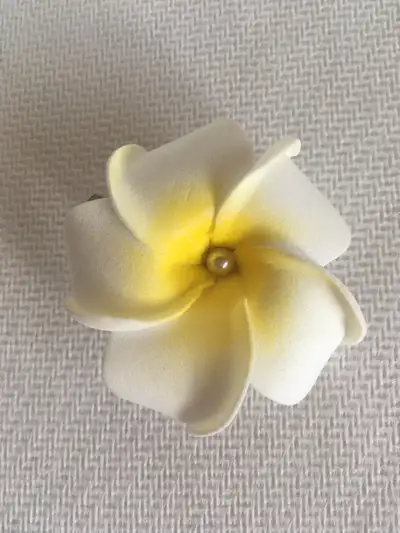 White Yellow Hair Pin Style Flower Pearl Cute Accessories , View more