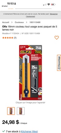 Olfa Utility Knife Kitchener / Waterloo Kitchener Area Preview