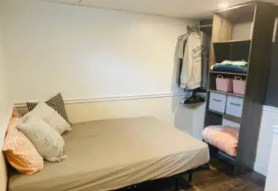 Basement bedroom (9’ x 13’) available in a quiet home, conveniently located near Conestoga College D...
