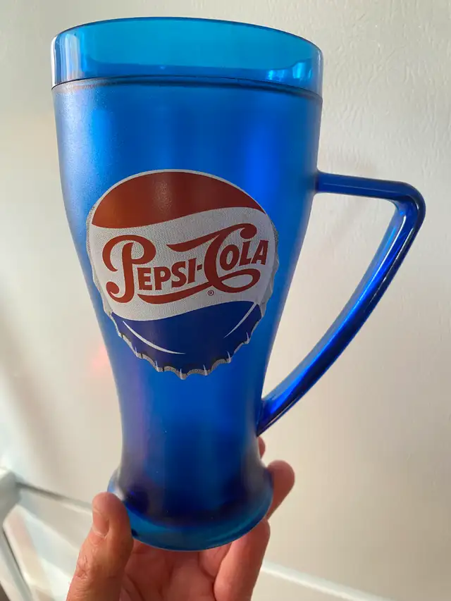Vintage Pepsi-Cola Glass Mug ( BRAND NEW! ) LOW PRICE!!