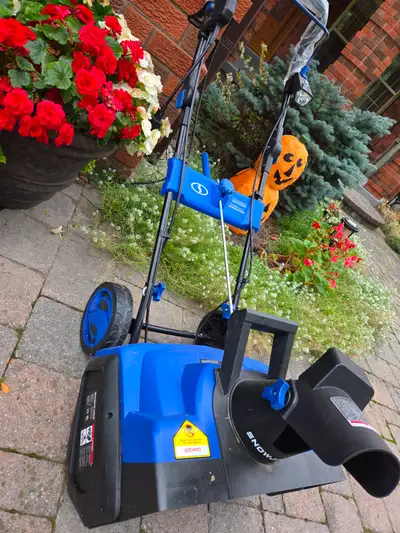 Electric snow blower, View more