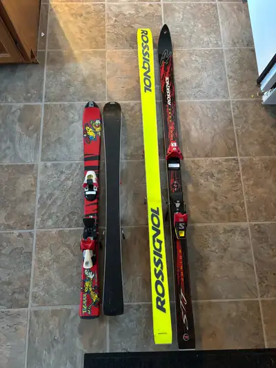 Ski and bindings, View more