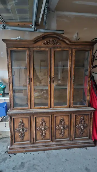 We've had this Hutch & Buffet stored in our garage and no longer need it. It is free to whoever want...