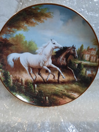 Ebony and Ivory Royal Doulton, Franklin mint Plate