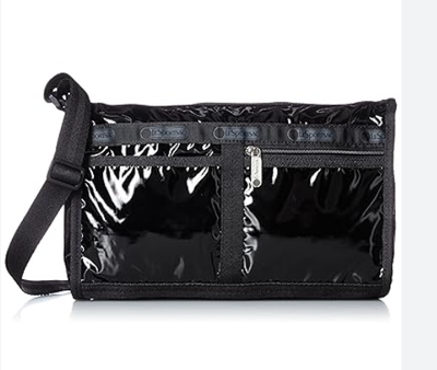 Lesportsac black patent crossbody bag, View more
