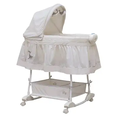 Brand new. Travel Bassinet Dimensions 46L x 9.9W x 83.8H CM