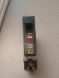 1 Disjoncteur breaker Square D type usager used QO130 OU QO140