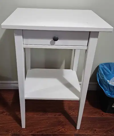 IKEA HEMNES Nightstand - White, View more