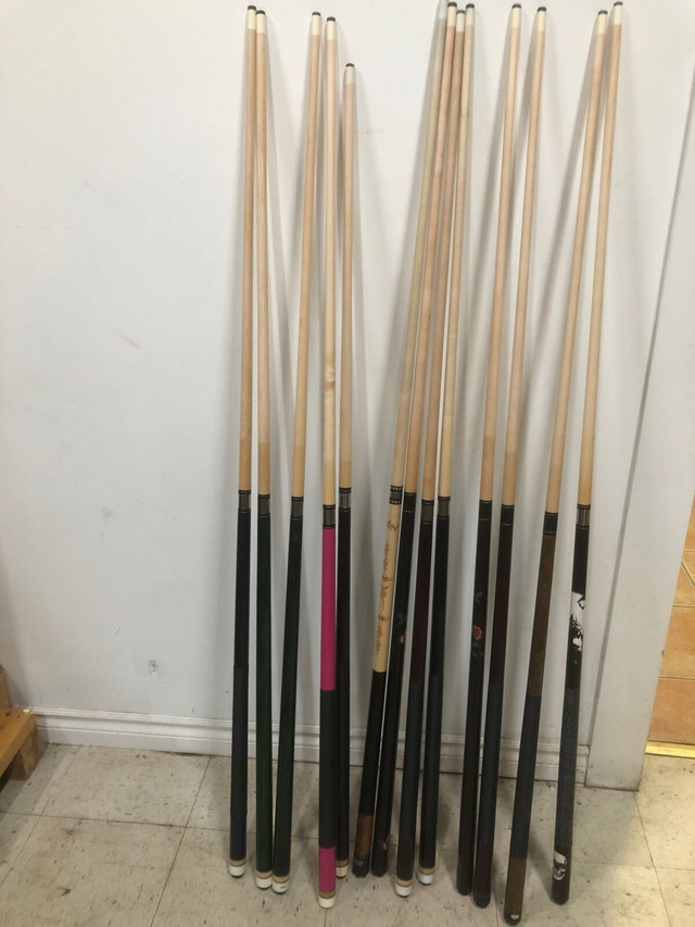 Maple Billiard Pool Cue Sticks, $40 each, buy more and save in Other in City of Toronto - Image 2