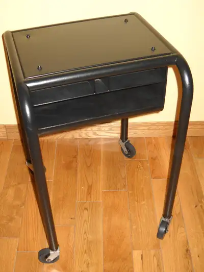 Vintage Industrial Steel Tool Cubby Cart, View more