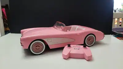 PINK CORVETTE FROM 2023 BARBIE THE MOVIE! REMOTE CONTROL!, View more