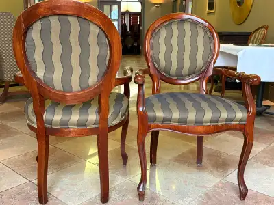 Dining room chairs - Made in Italy. All dining room chairs from the iconic La Chaumiere restaurant a...