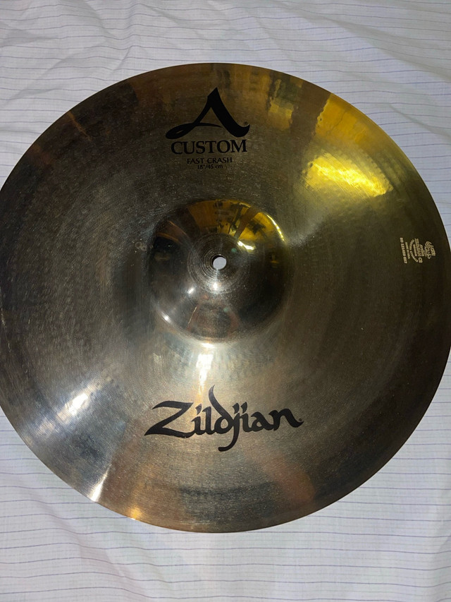 Zildjian A Custom Fast Crash 18” in Drums & Percussion in Kawartha Lakes