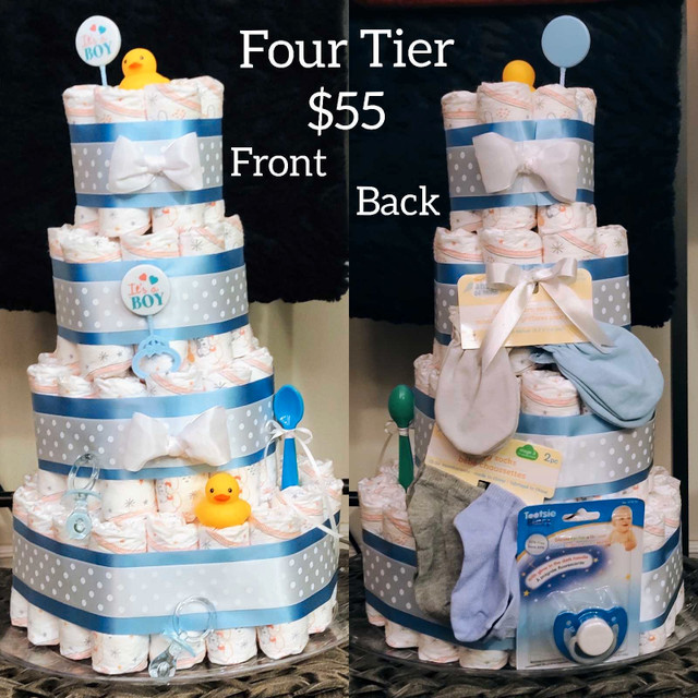 Four  Tier Diaper Cakes  in Bathing & Changing in Belleville - Image 4