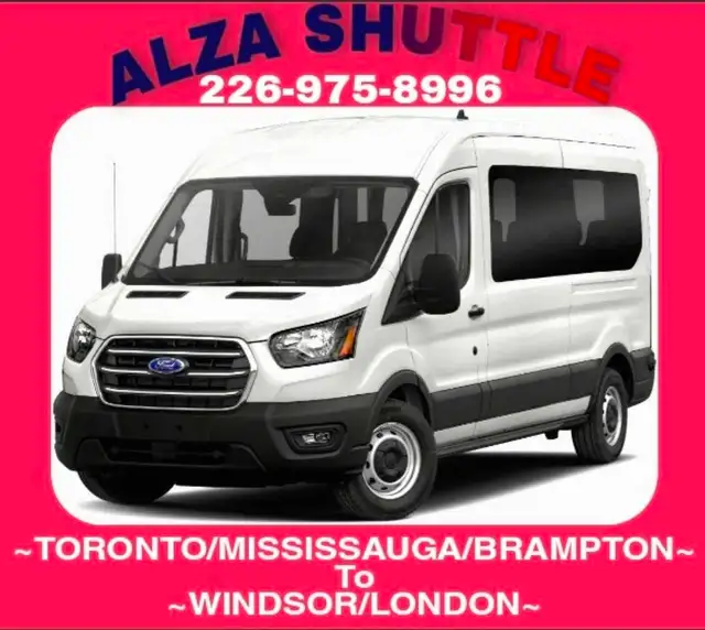 11AM/TORONTO TO WINDSOR/LONDON DAILY ~ 226 975 8996 