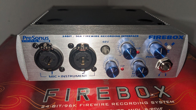 PreSonus FireBox Digital Firewire Recording in Pro Audio & Recording Equipment in Winnipeg - Image 2