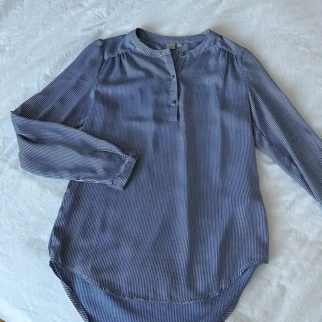 Simons blue and white stripe blouse63234499169155122