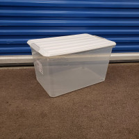 Office Tote Box Heavy Duty Storage Container Stackable K6789