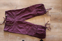 burgundy  festival pants