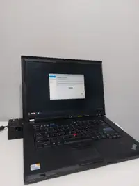 Lenovo Thinkpad T500 Laptop with Dock/Charger OEM Fast OS See Ad