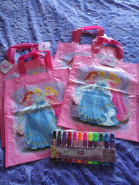 Disney Princess Tote Bags and Marker Set