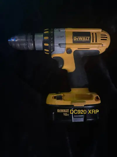 - Dewalt DC920 XRP 18V Cordless Drill / Driver, View more