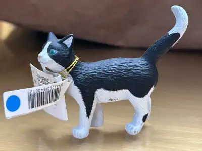 Figurine de chat noir et blanc Papo, View more