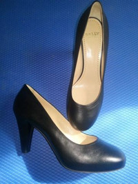 Italian Made Black Leather Shoes:Bally Ombrette & Franco Sarto