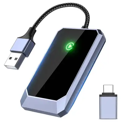 Wireless Carplay Adapter, Converts Wired to Wireless , View more