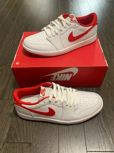 Jordan 1 low “White/University Red”, View more