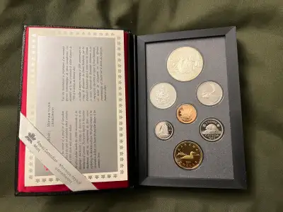 1989 Canadian Double Dollar Coin Proof Set, View more