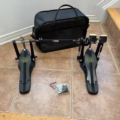 Mapex Armory 800 Double Bass Drum Pedals with case // kick drum, View more