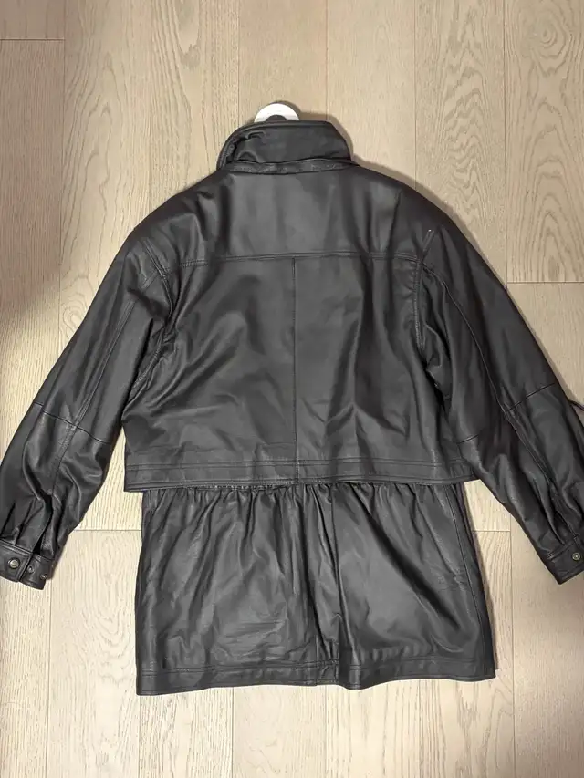 Women’s SEQUENCE Genuine Leather Jacket Size 14  Black Excellent in Women's - Tops & Outerwear in City of Toronto - Image 4